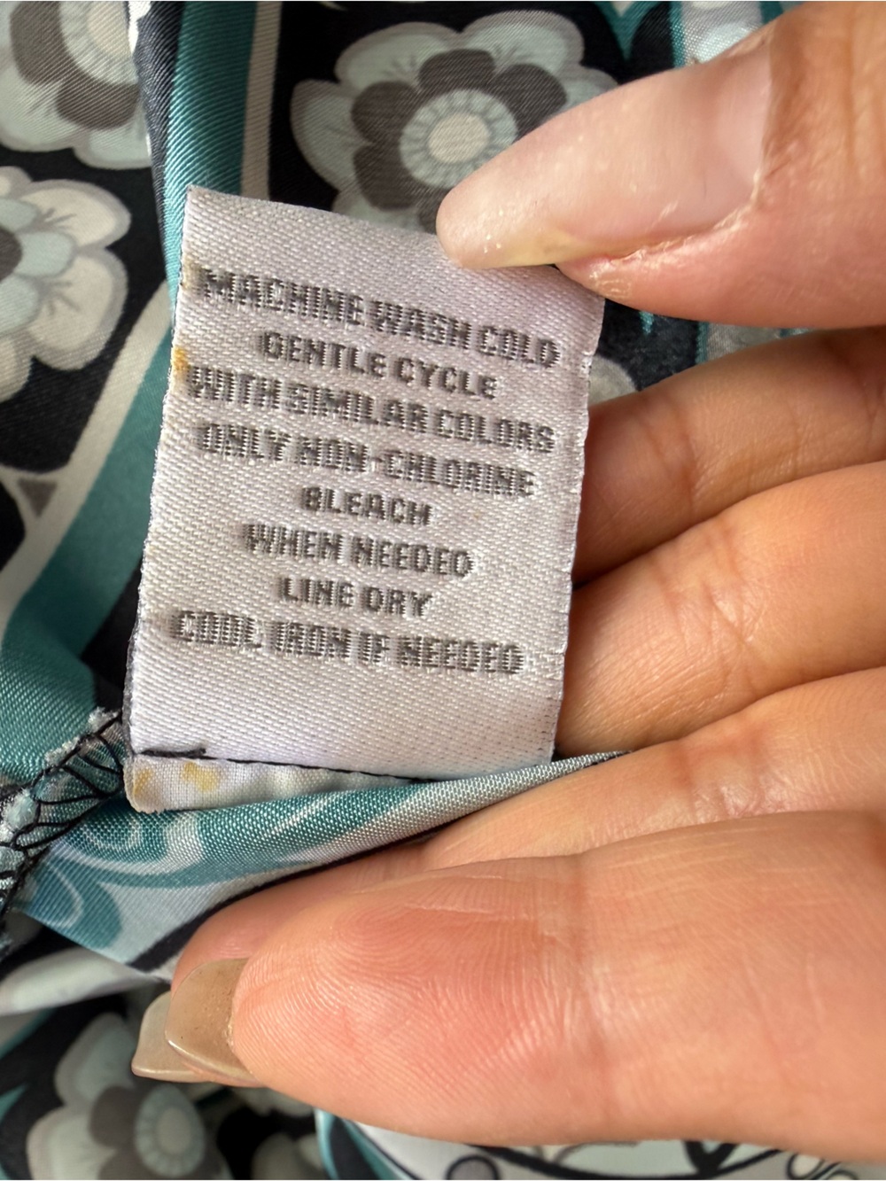 Dressbarn Size 6 Y2K Boho Halter Dress Teal Medallion Handkerchief Hem Ruched - Picture 10 of 13